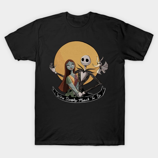 Jack & Sally T-Shirt by Sarah D’ Art